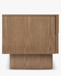 Table de chevet Cooper en bois - Bois noyer