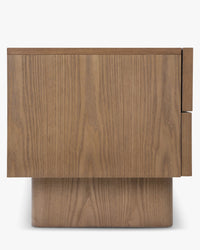 Table de chevet Cooper en bois - Bois noyer
