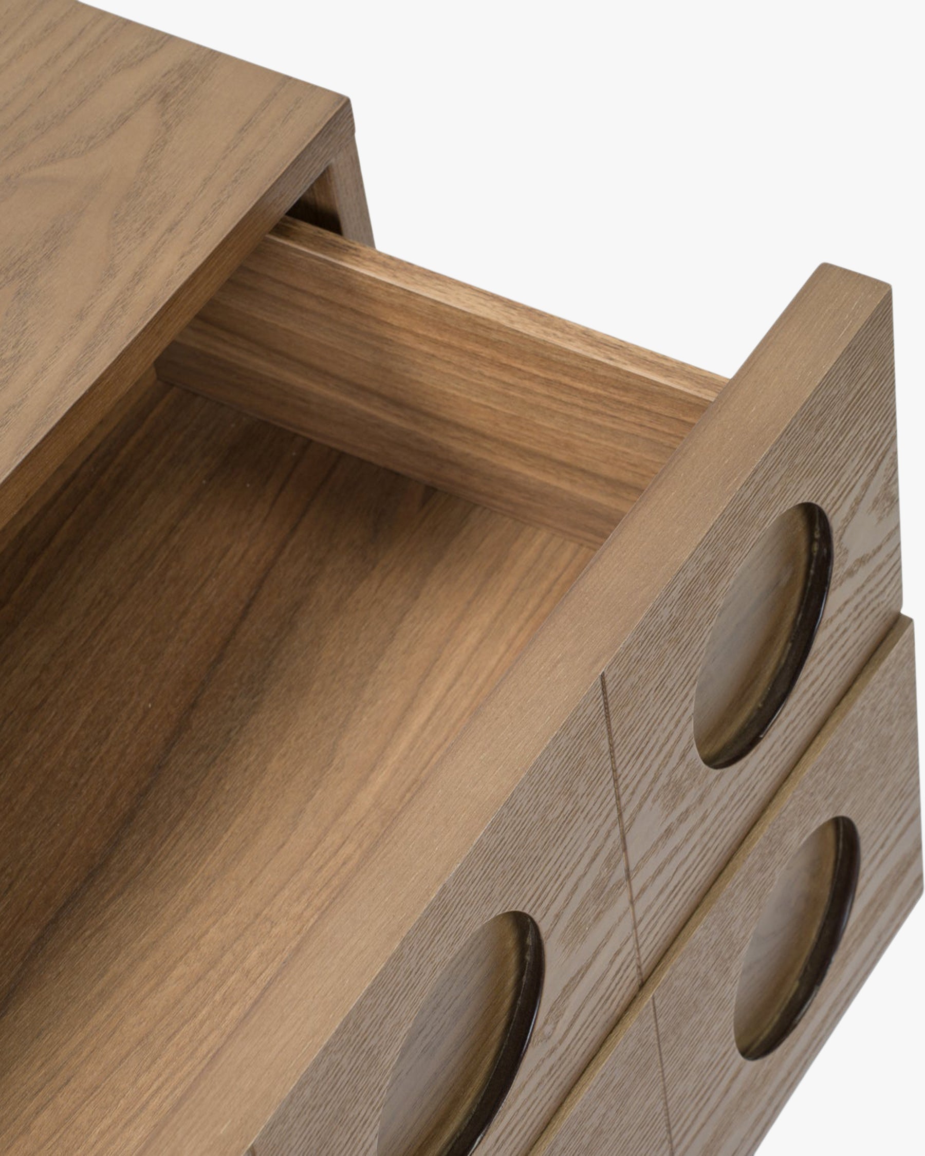 Table de chevet Cooper en bois - Bois noyer