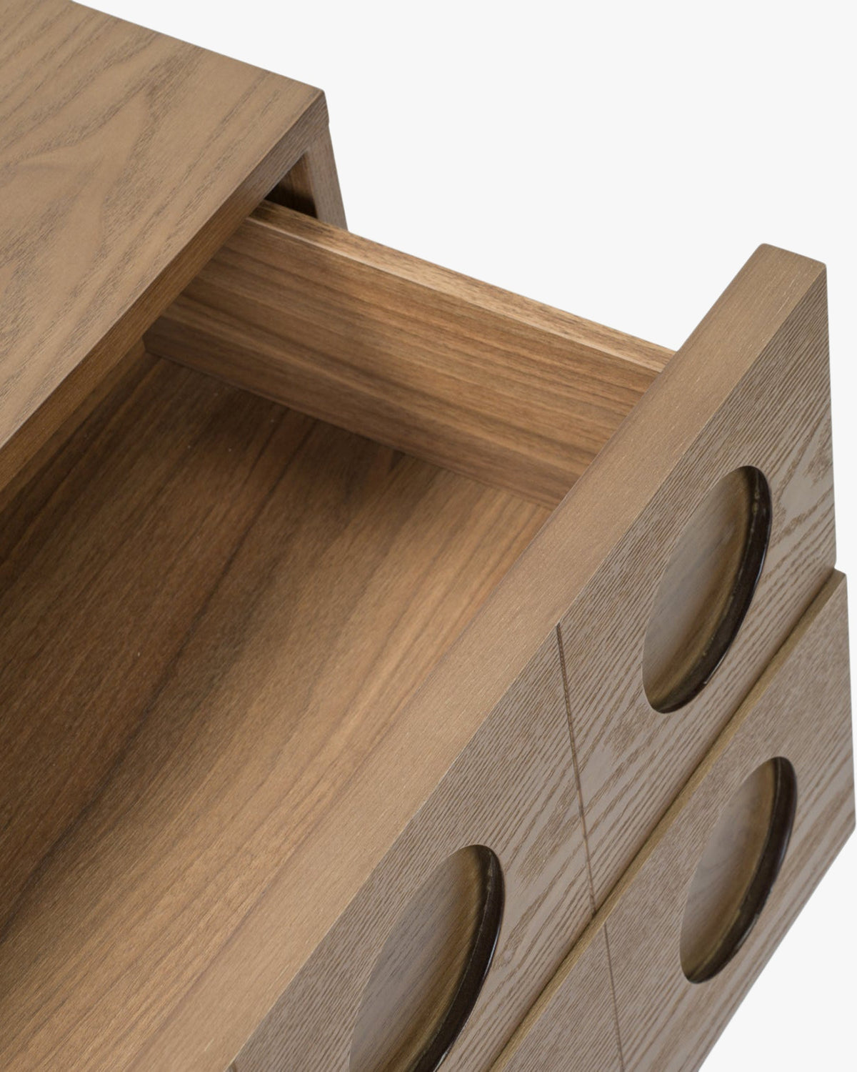 Table de chevet Cooper en bois - Bois noyer