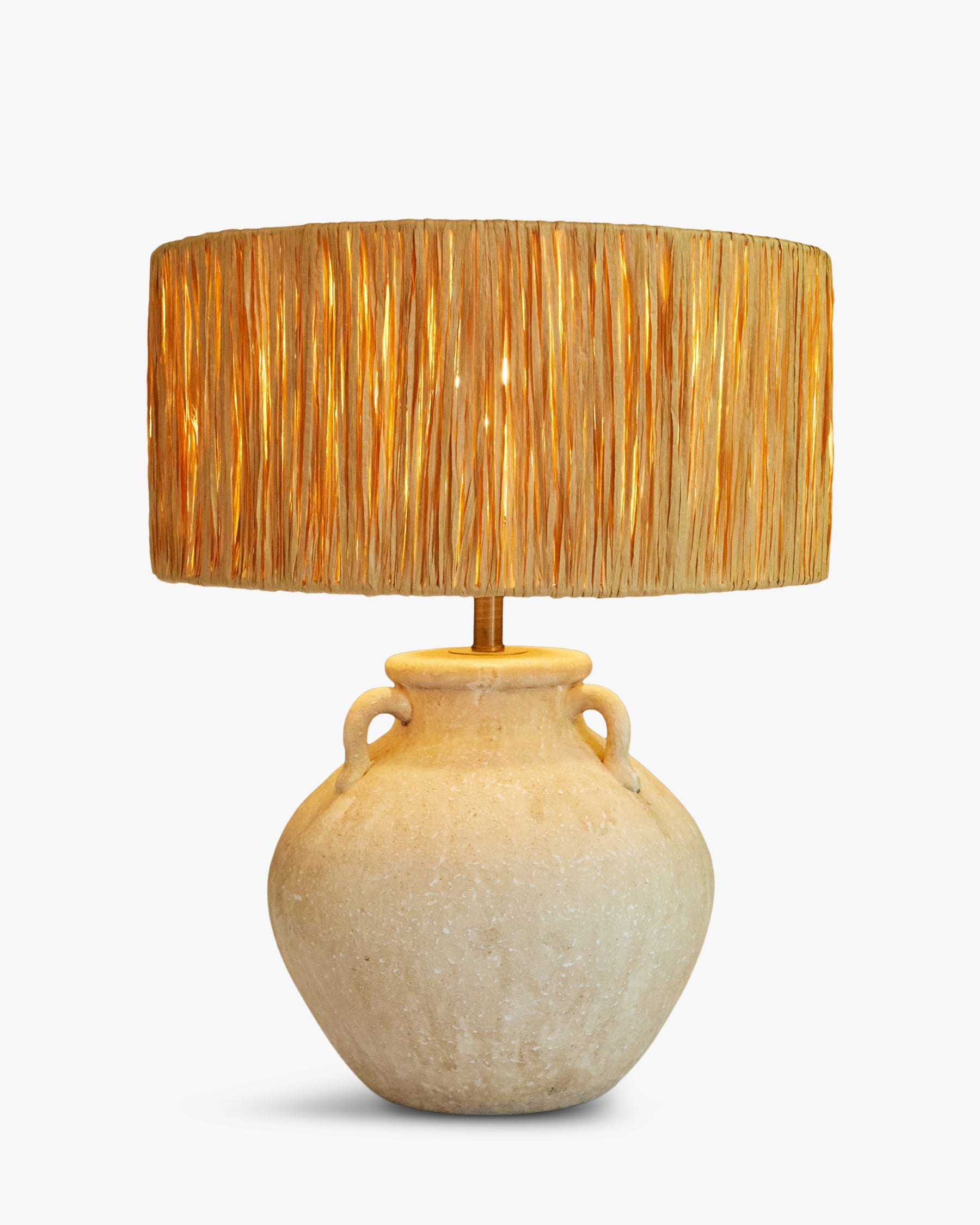 Pompei ceramic table lamp - Beige