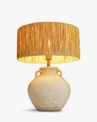 Pompei ceramic table lamp - Beige
