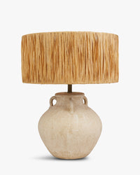 Pompei ceramic table lamp - Beige