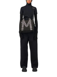 MOYEN   Sac à bandoulière The Tote Bag en tissu - Black & White