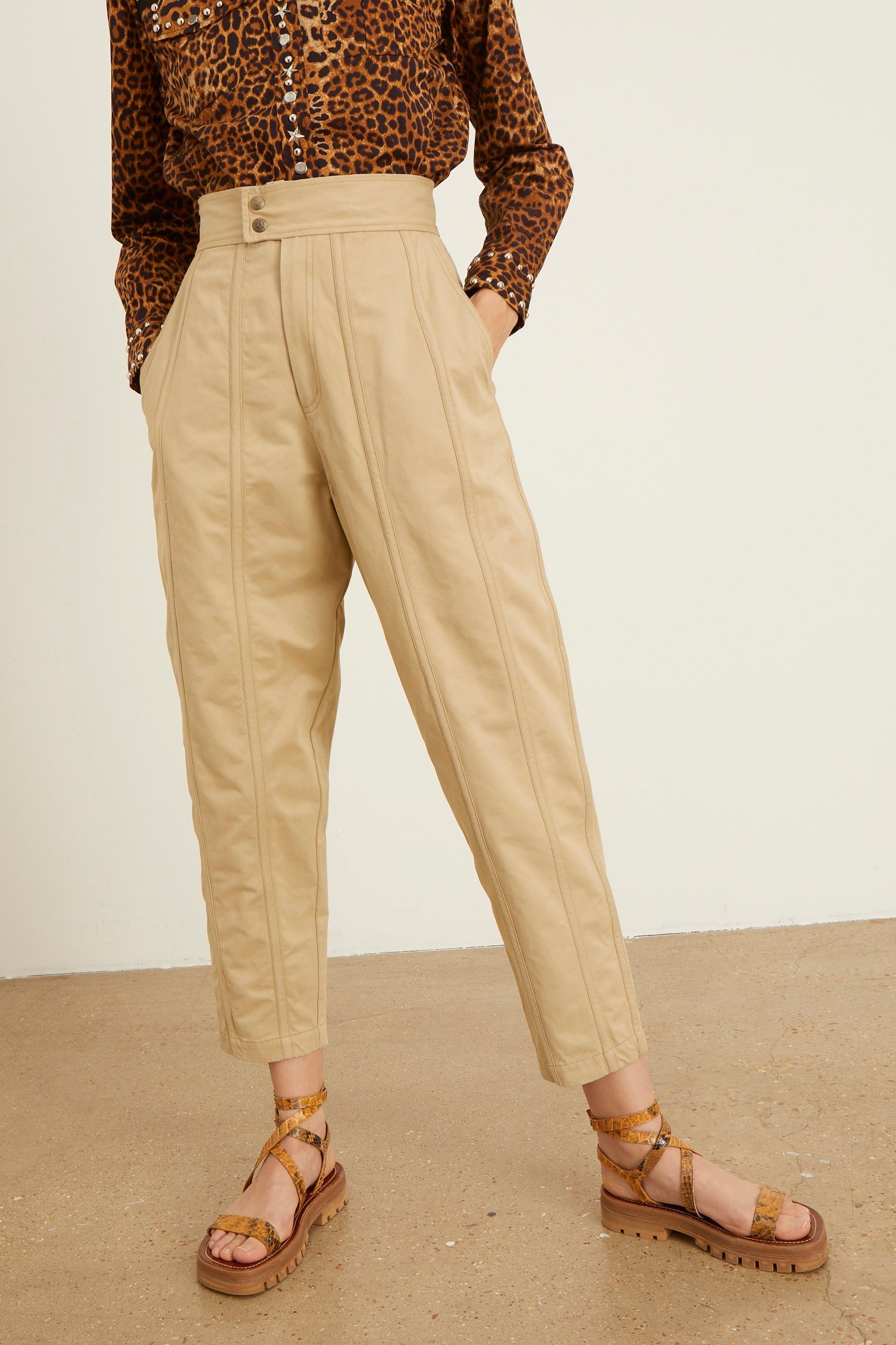 Pantalon Pipi fuselé - Dark Brown