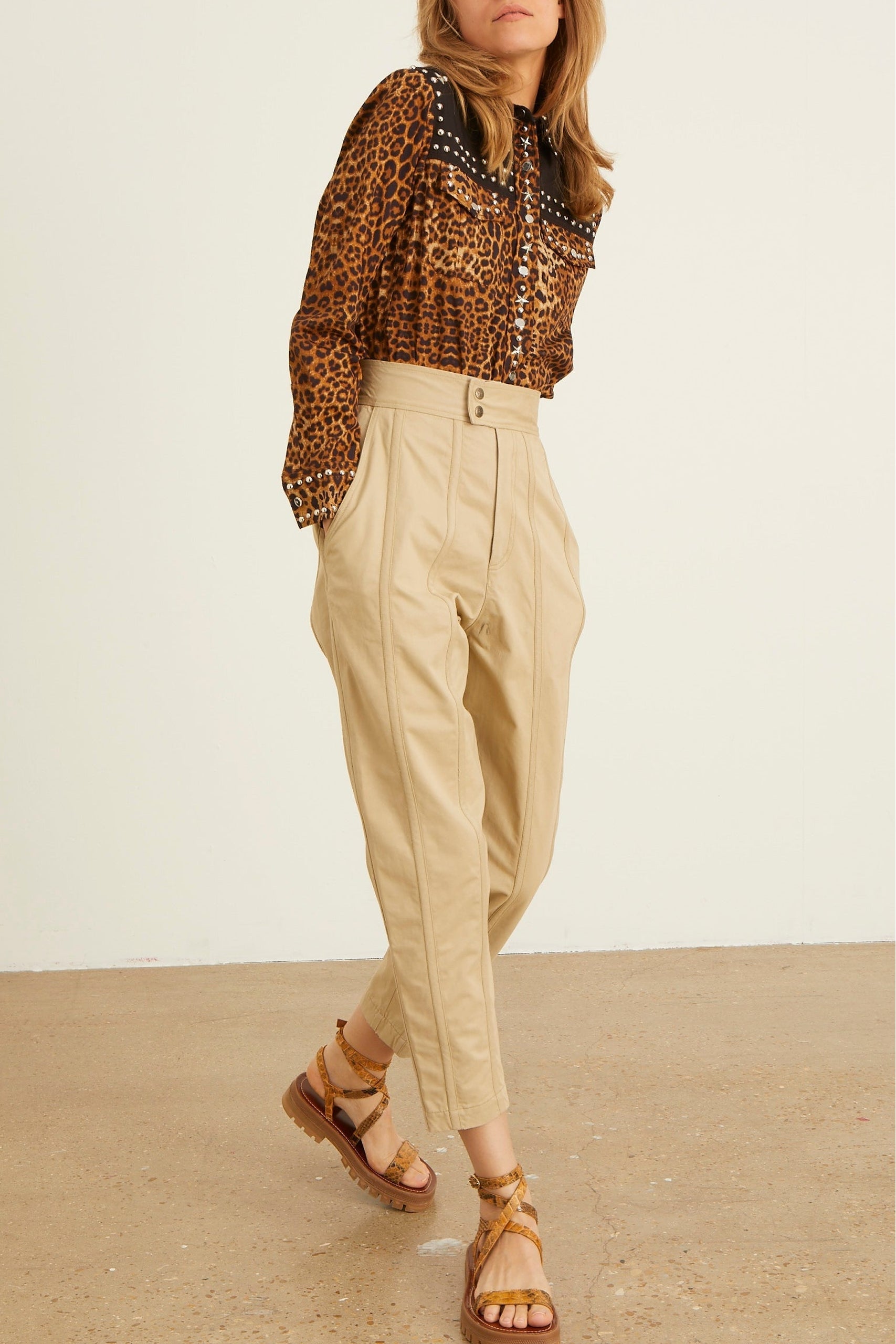 Pantalon Pipi fuselé - Dark Brown