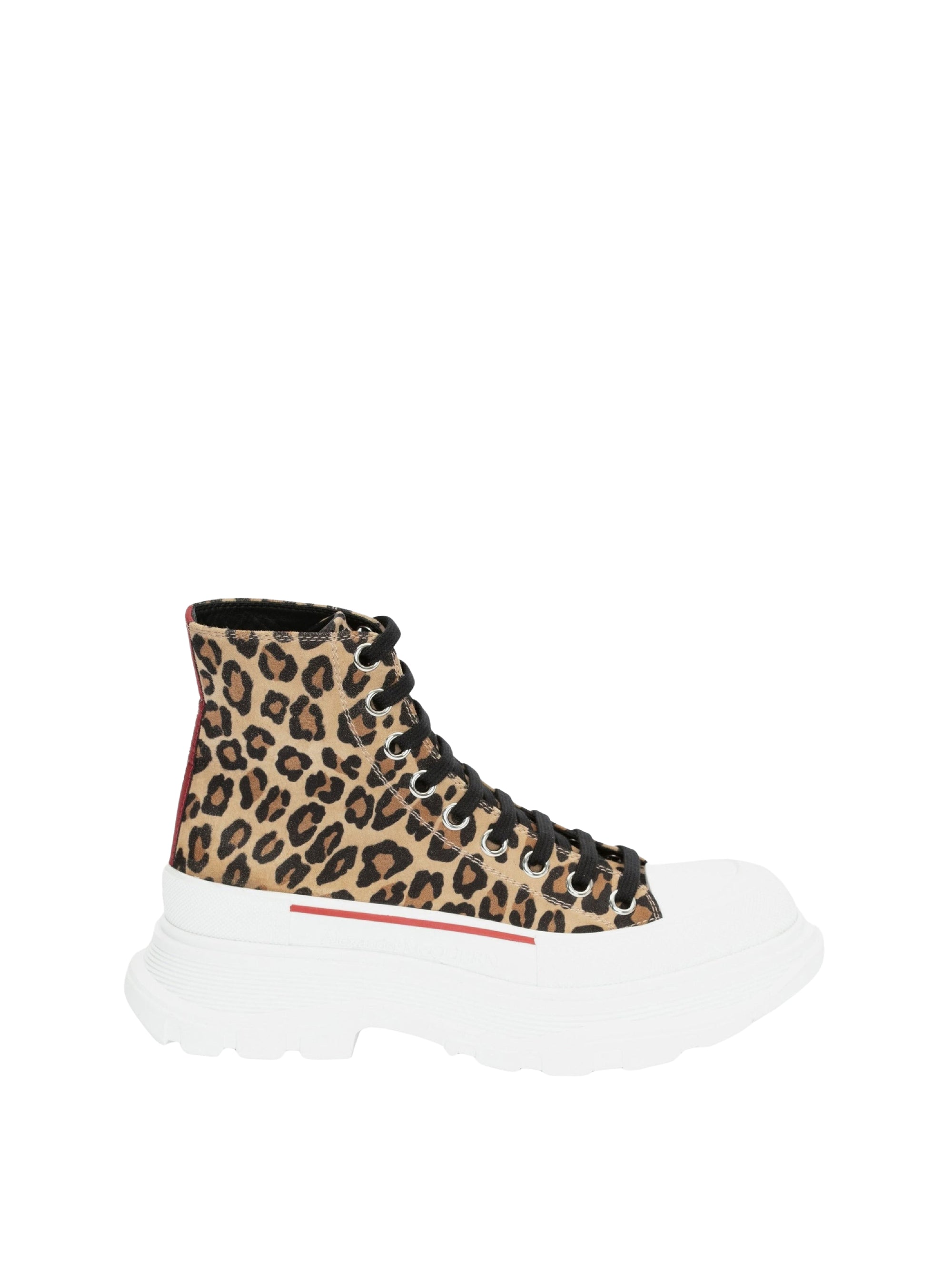 Sneakers montantes Tread Slick en cuir - Brown