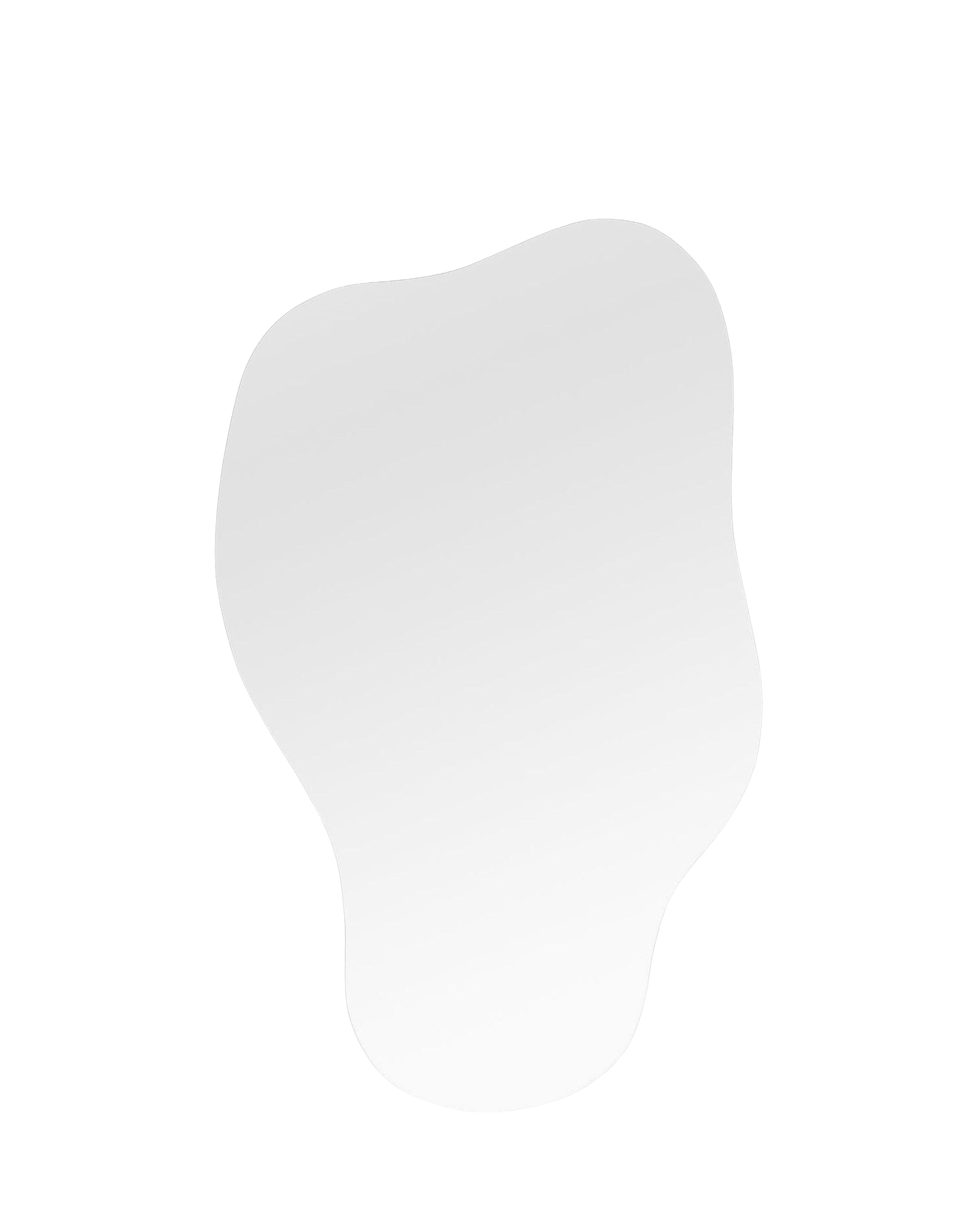 Miroir design organique Anders Xl - Blanc