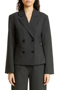 Blazer ajusté drapé - Phantom