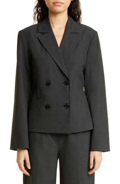 Blazer ajusté drapé - Phantom