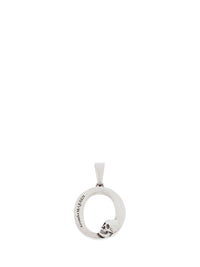 Pendentif lettre O en laiton - Silver