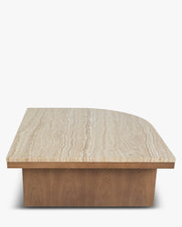 Table basse Highland M - Travertin