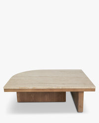 Table basse Highland M - Travertin