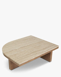 Table basse Highland M - Travertin
