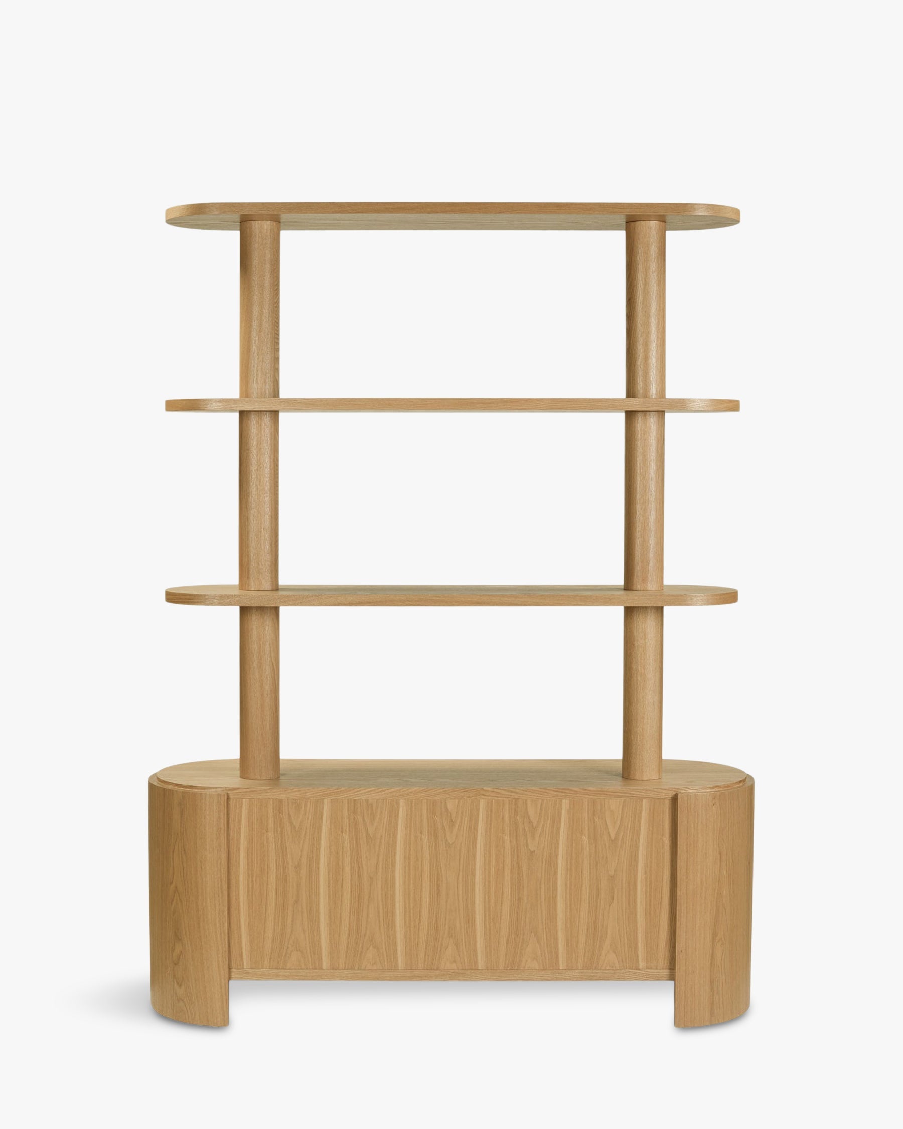 Étagères & bibliothèque Elipse en bois - Bois blond