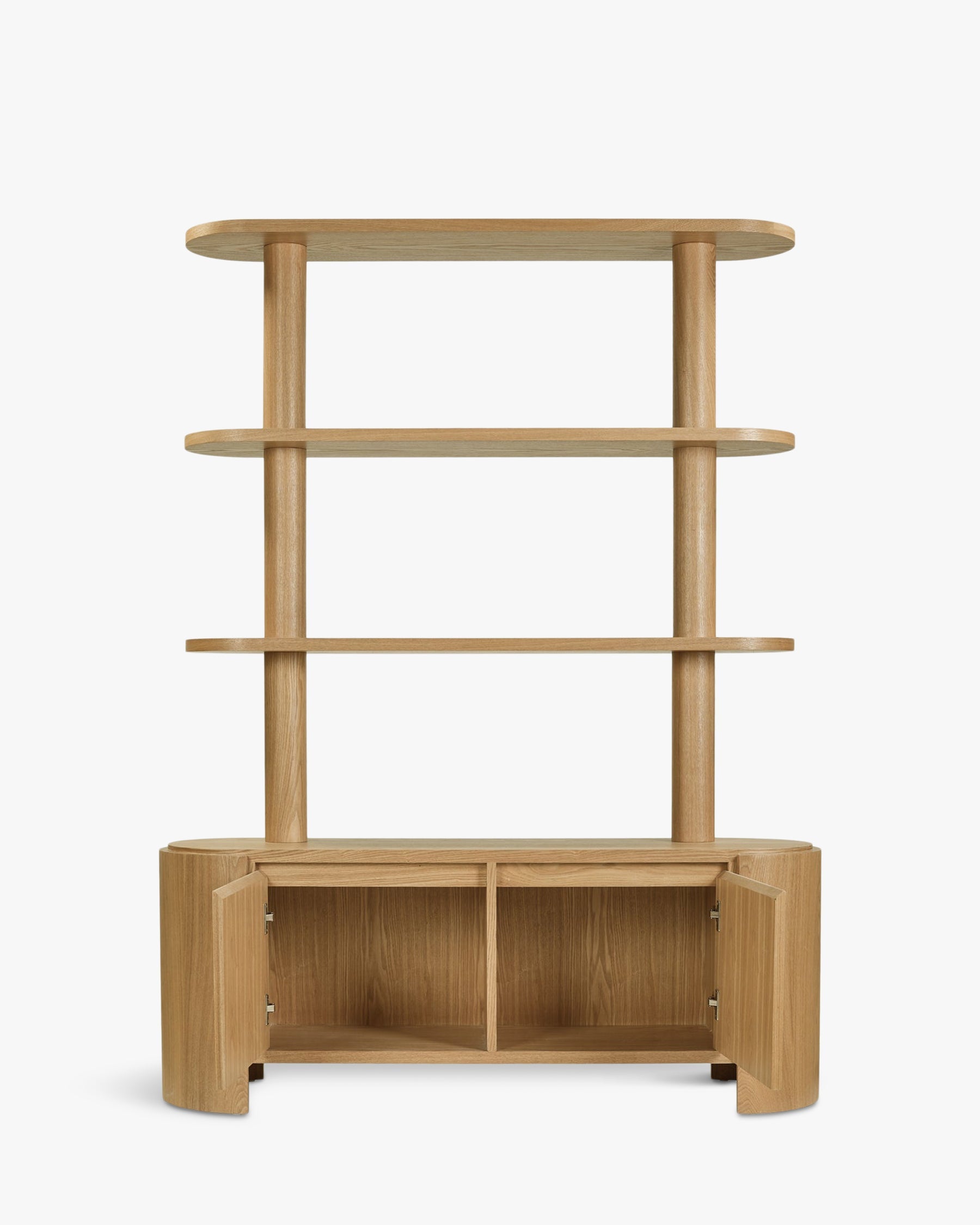 Étagères & bibliothèque Elipse en bois - Bois blond