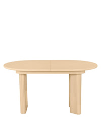 Table à manger extensible Adriano en bois - Beige