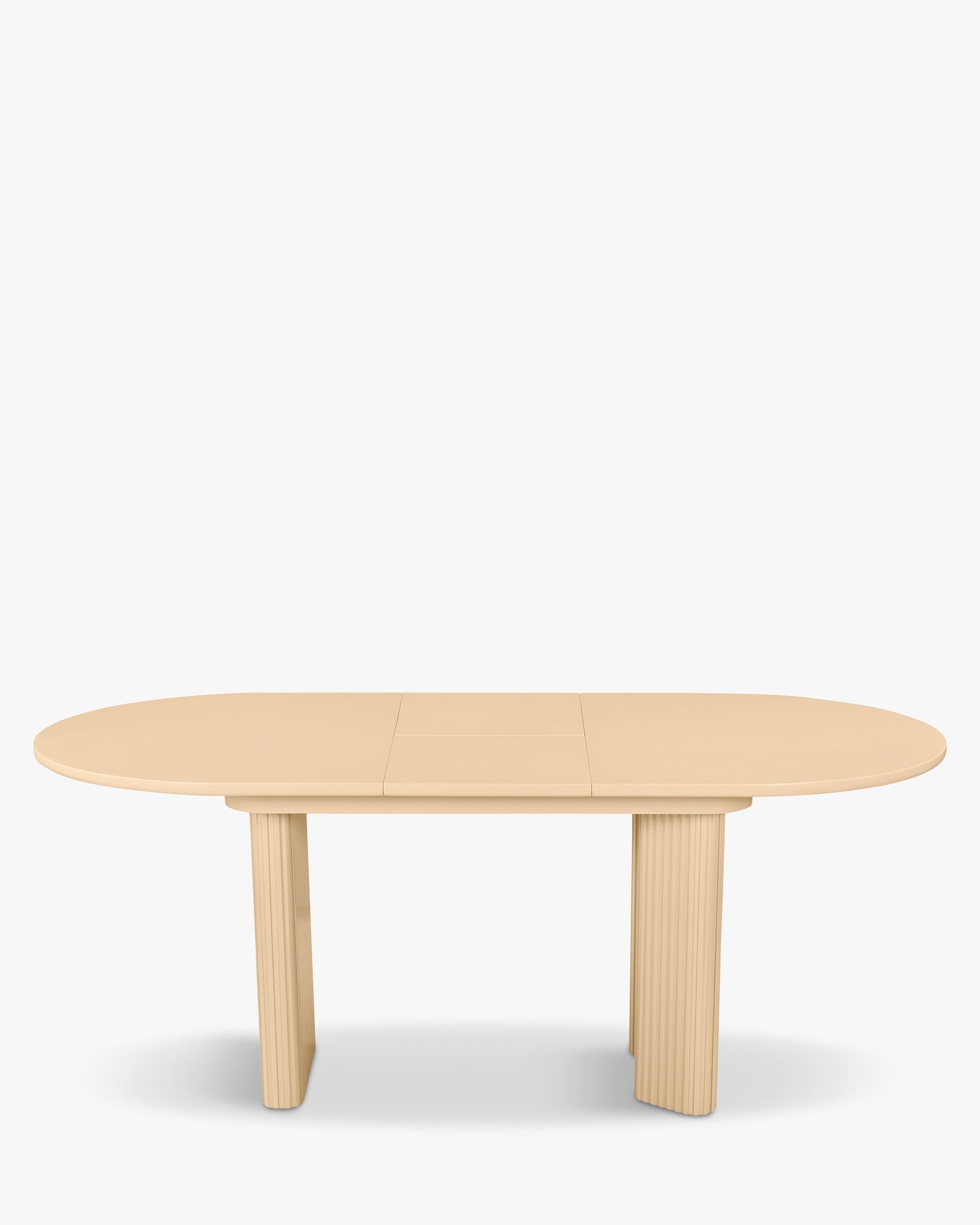 Table à manger extensible Adriano en bois - Beige