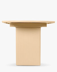Table à manger extensible Adriano en bois - Beige