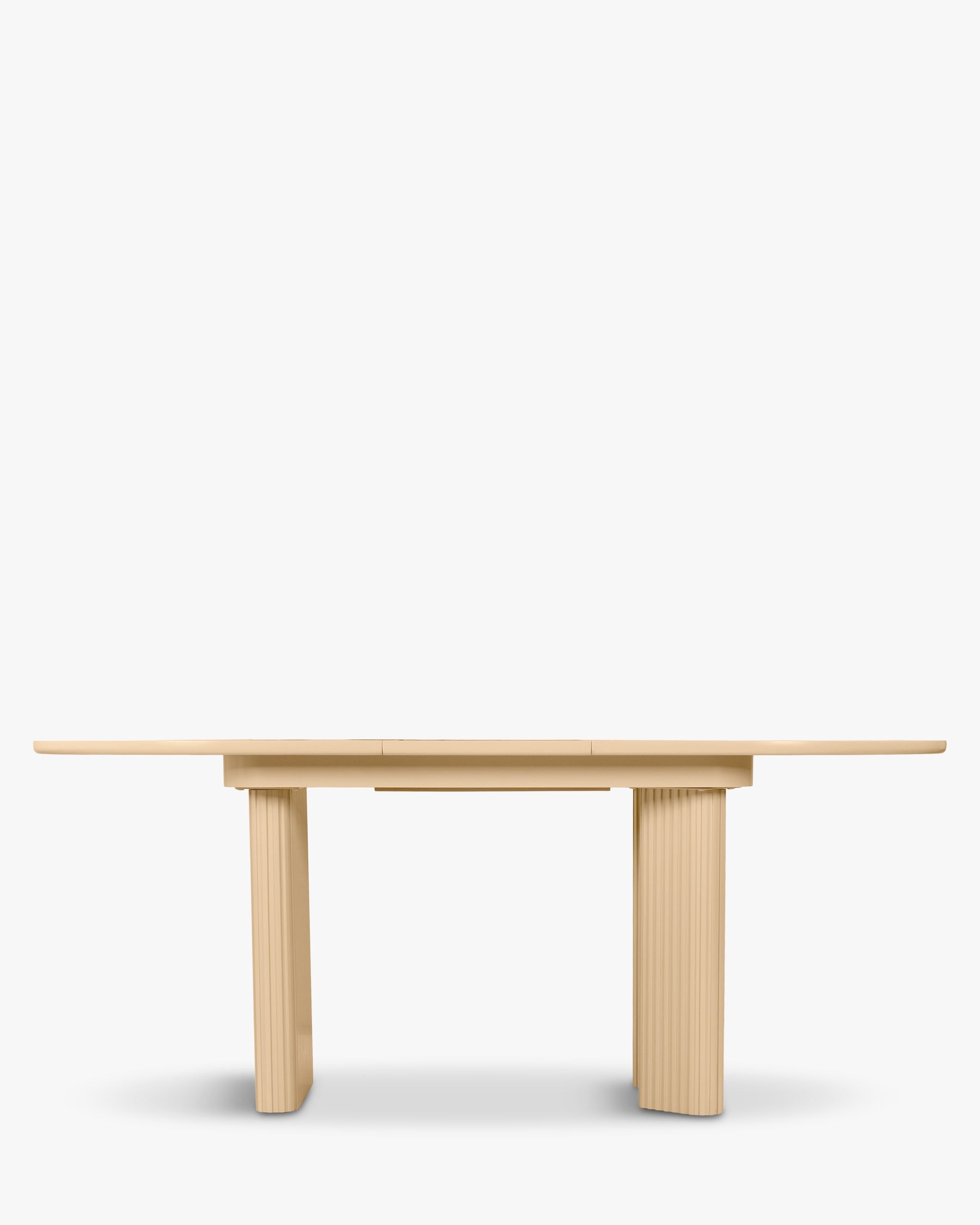 Table à manger extensible Adriano en bois - Beige