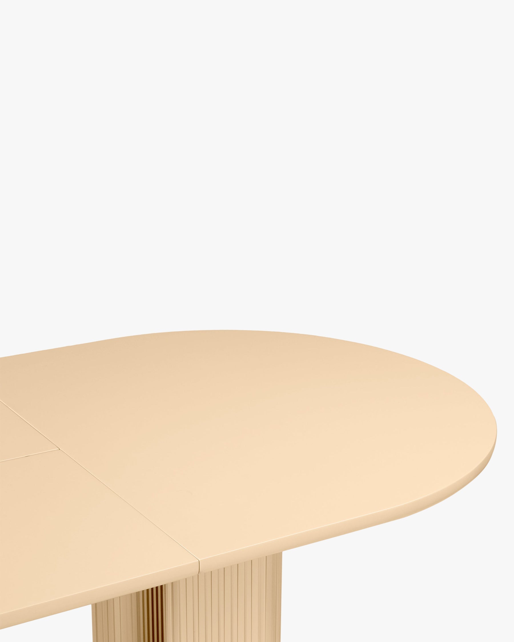 Table à manger extensible Adriano en bois - Beige