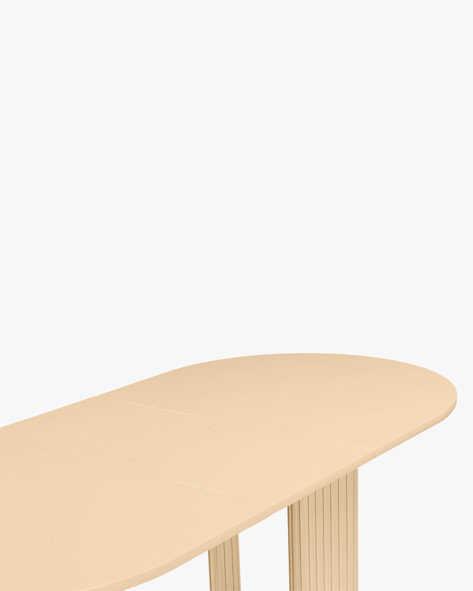 Table à manger extensible Adriano en bois - Beige