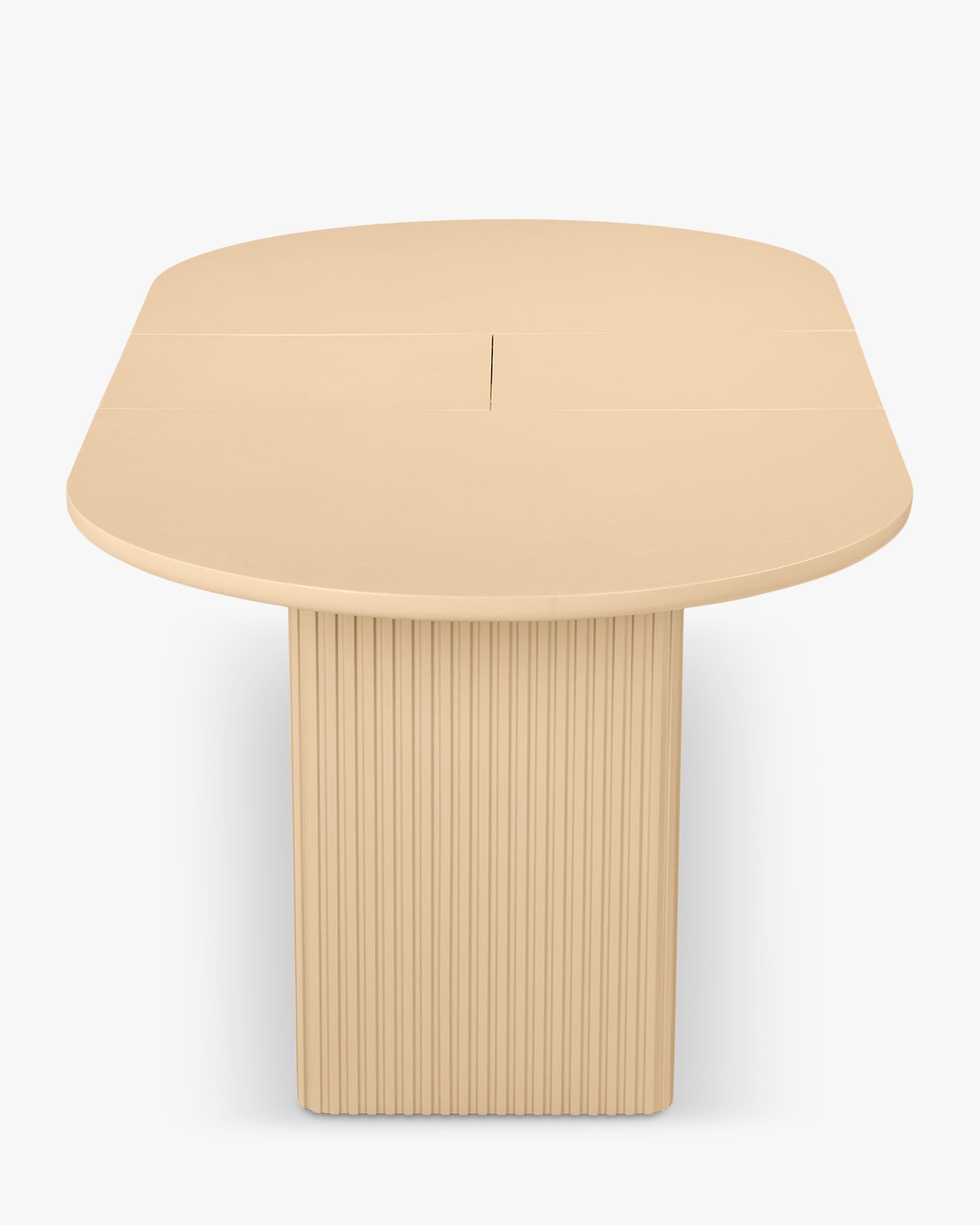 Table à manger extensible Adriano en bois - Beige