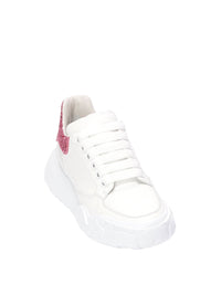 Sneakers basses en cuir - White Pink Pink