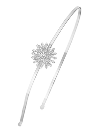 11qty DJV / QTY DISPO : 11-QTY VENDUES : 0-ST :0% PRIX DJV : 250€ // Argent Rhodié Bijou de tête Fleur en argent rhodié 925/1000 /// RECO : 248€