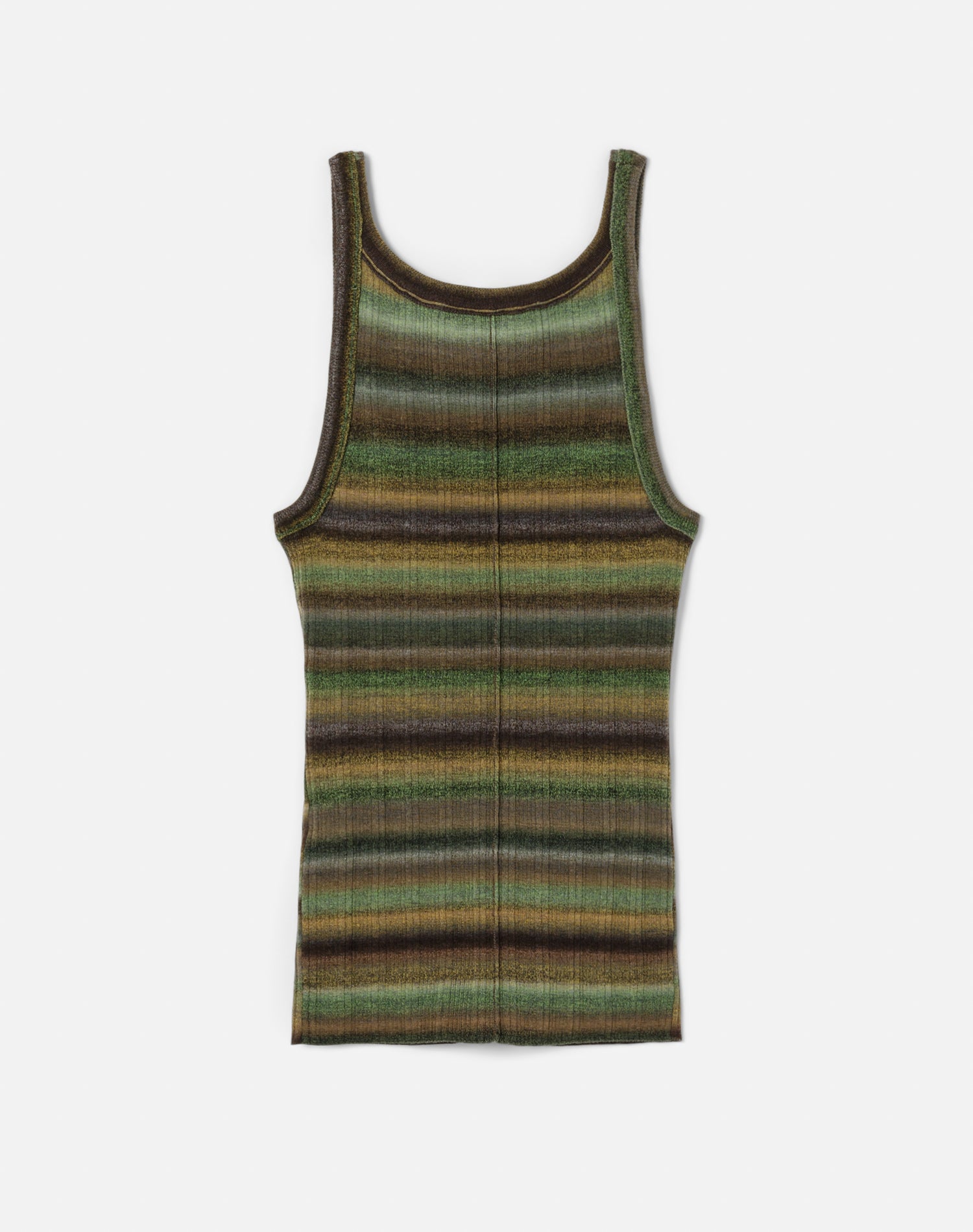 Ribbed wool top - Green Space Dye