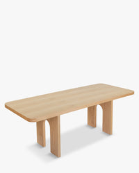 Table à manger Danbury en bois - Bois naturel