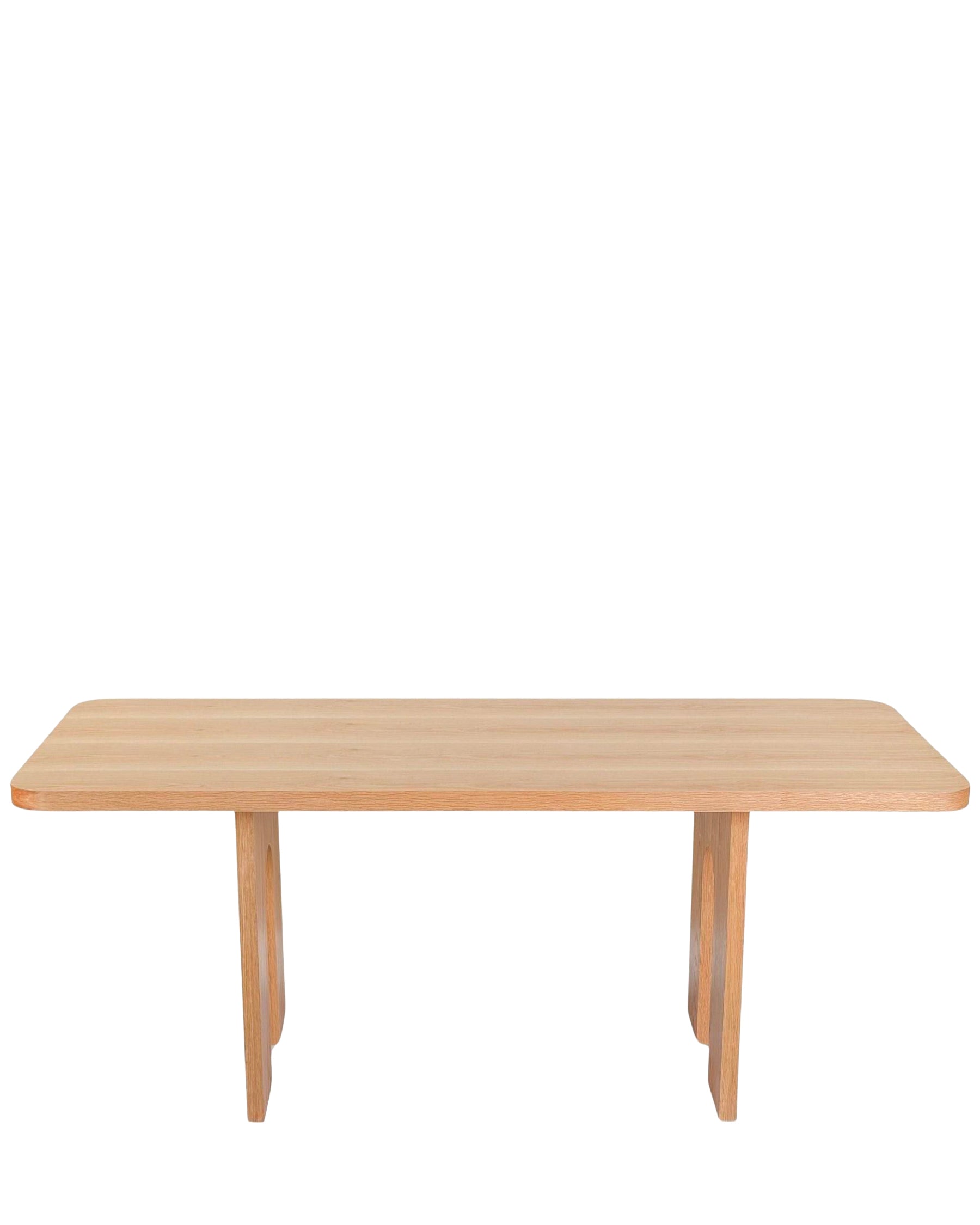 Danbury wooden dining table - Natural wood