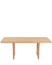 Table à manger Danbury en bois - Bois naturel