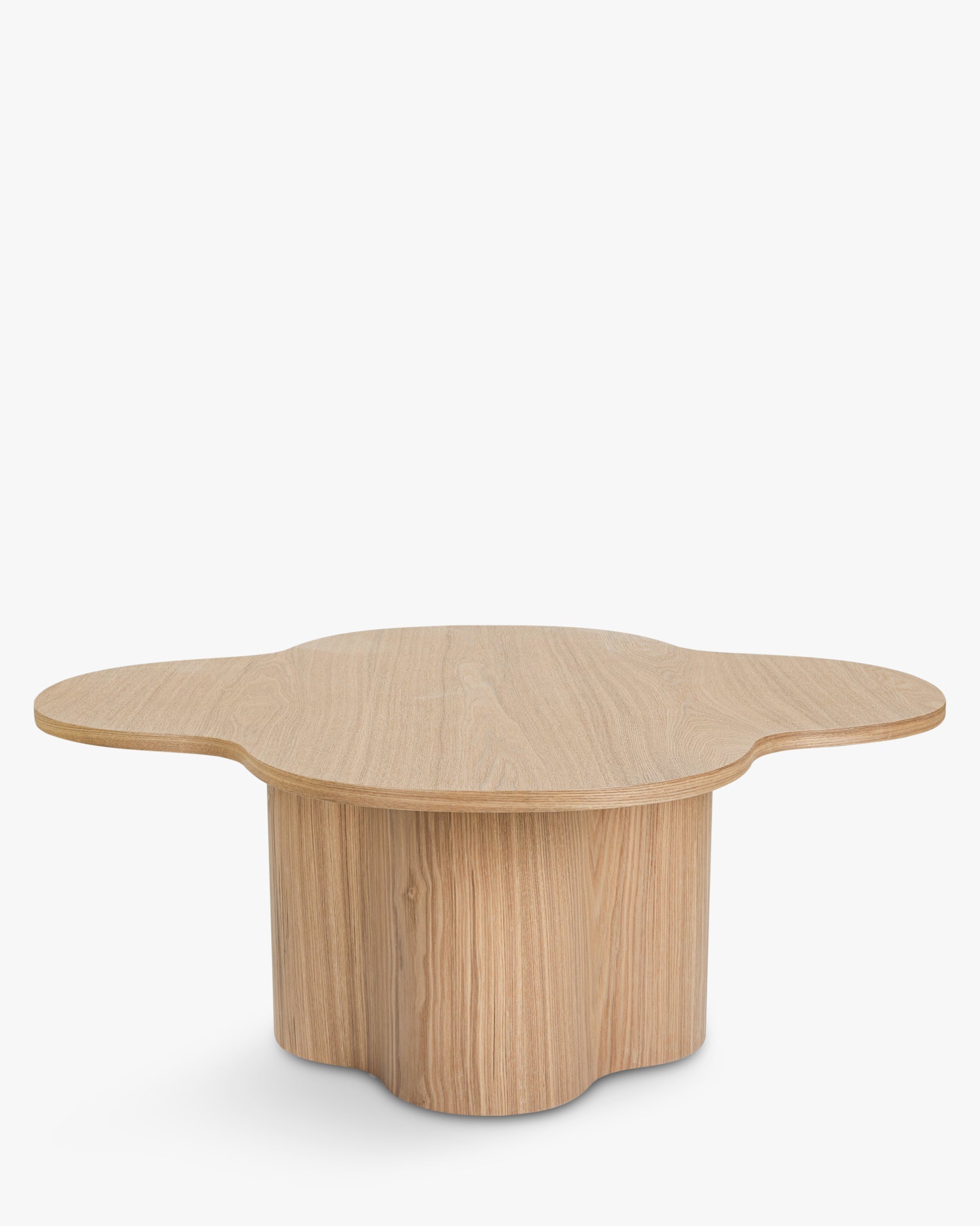 Flower wooden coffee table - Bois naturel
