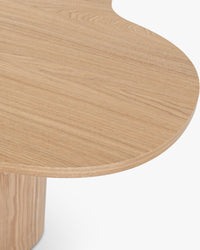 Flower wooden coffee table - Bois naturel