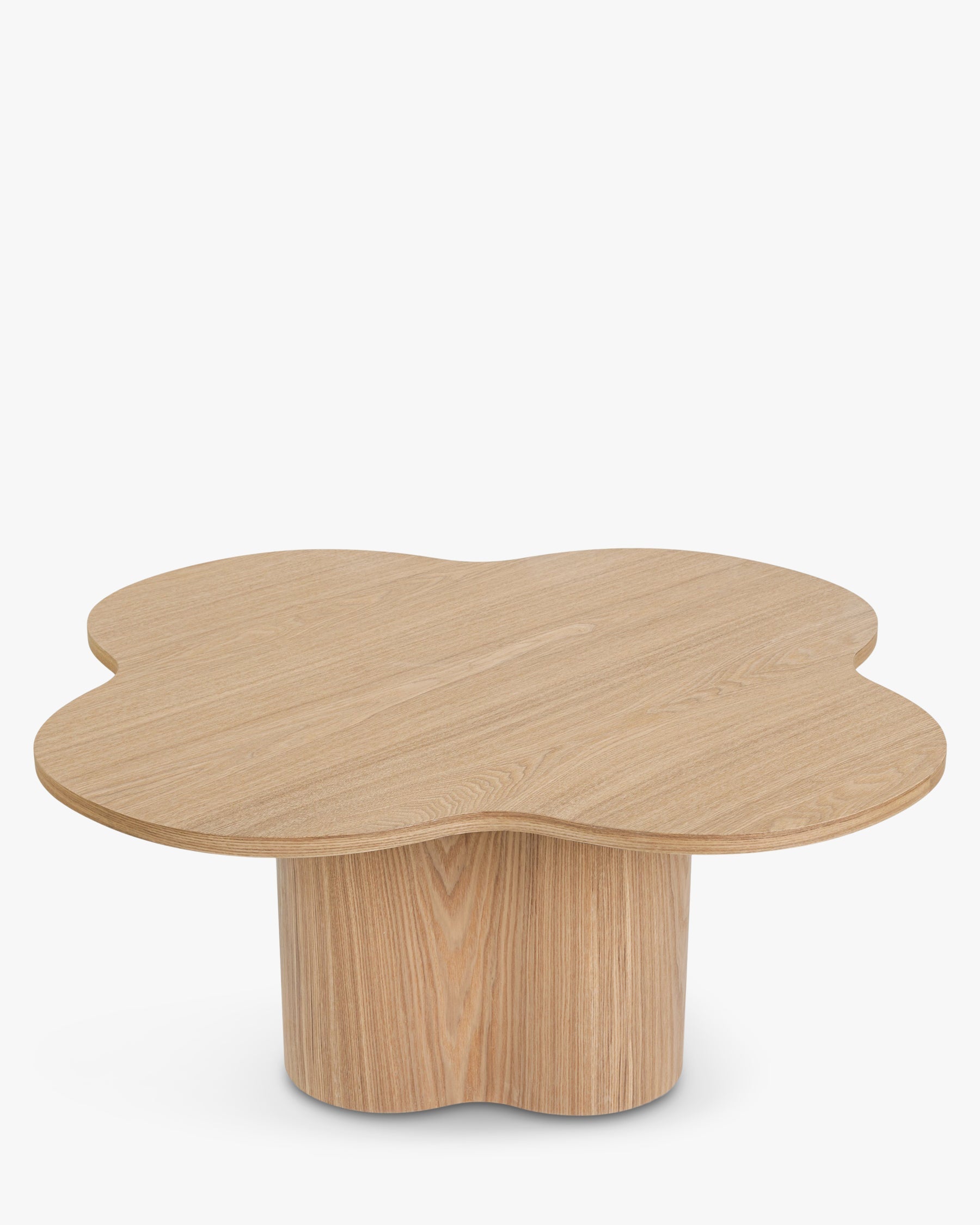 Flower wooden coffee table - Bois naturel