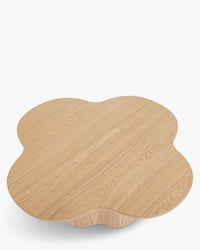 Flower wooden coffee table - Bois naturel