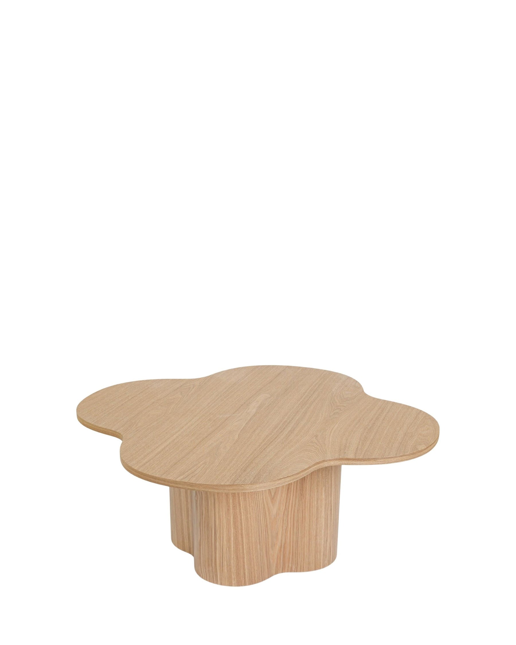 Flower wooden coffee table - Bois naturel