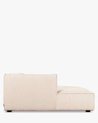 Canapé d'angle gauche Auster - Beige vanille
