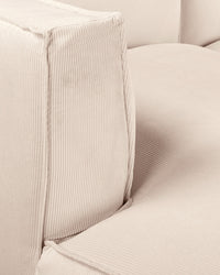 Canapé d'angle droit Auster - Beige vanille