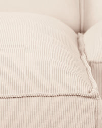 Canapé d'angle droit Auster - Beige vanille