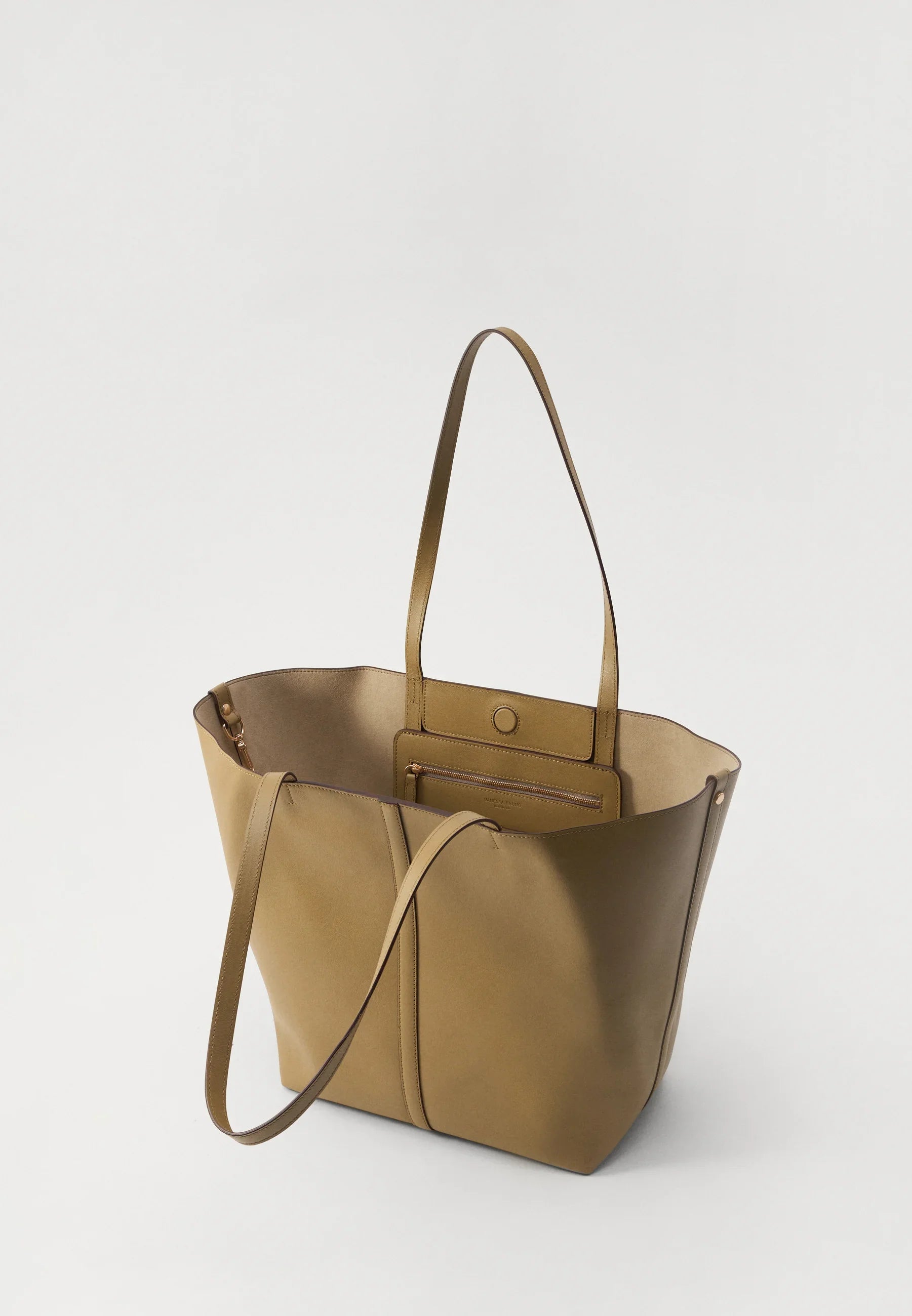 Grand cabas Daily en cuir - Olive