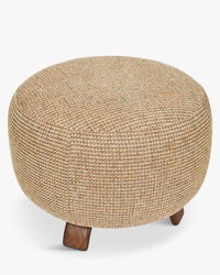 Fauteuil ou pouf Platon - Tweed Jaune Miami
