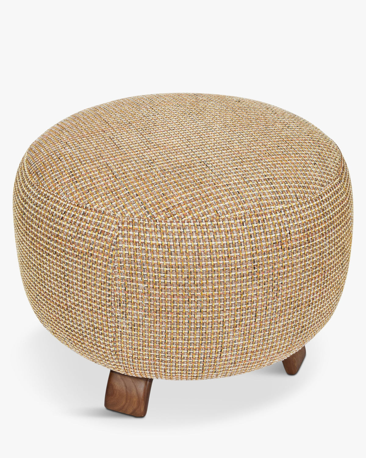 Fauteuil ou pouf Platon - Tweed Jaune Miami