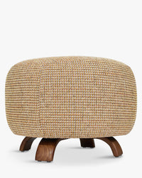 Fauteuil ou pouf Platon - Tweed Jaune Miami