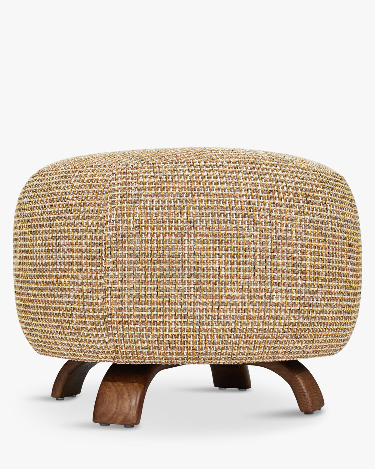 Fauteuil ou pouf Platon - Tweed Jaune Miami