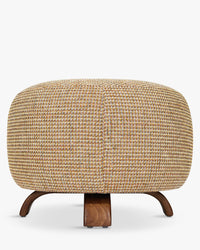 Fauteuil ou pouf Platon - Tweed Jaune Miami