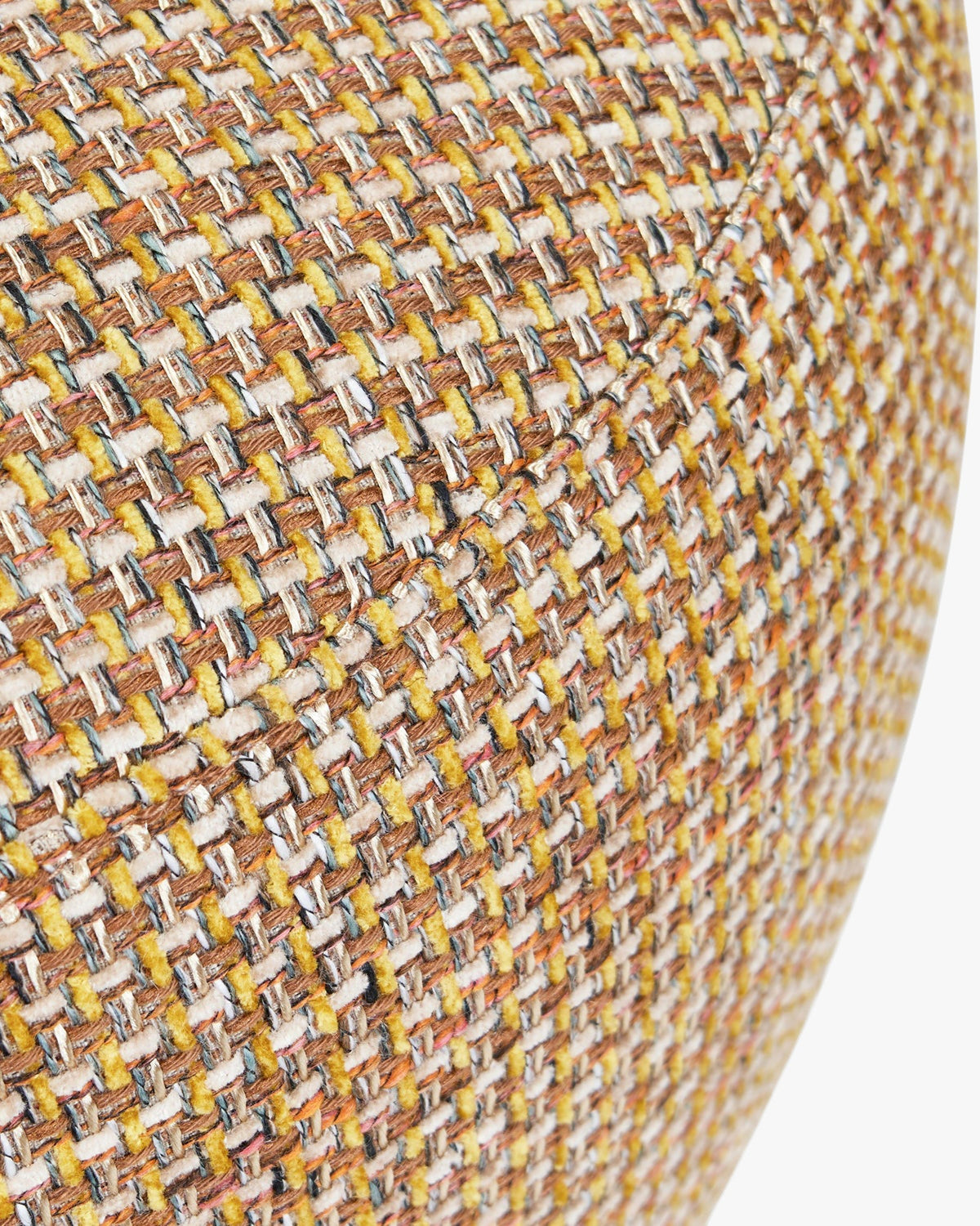 Fauteuil ou pouf Platon - Tweed Jaune Miami