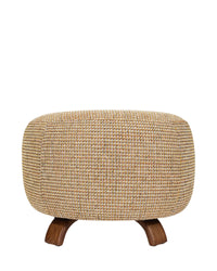 Fauteuil ou pouf Platon - Tweed Jaune Miami