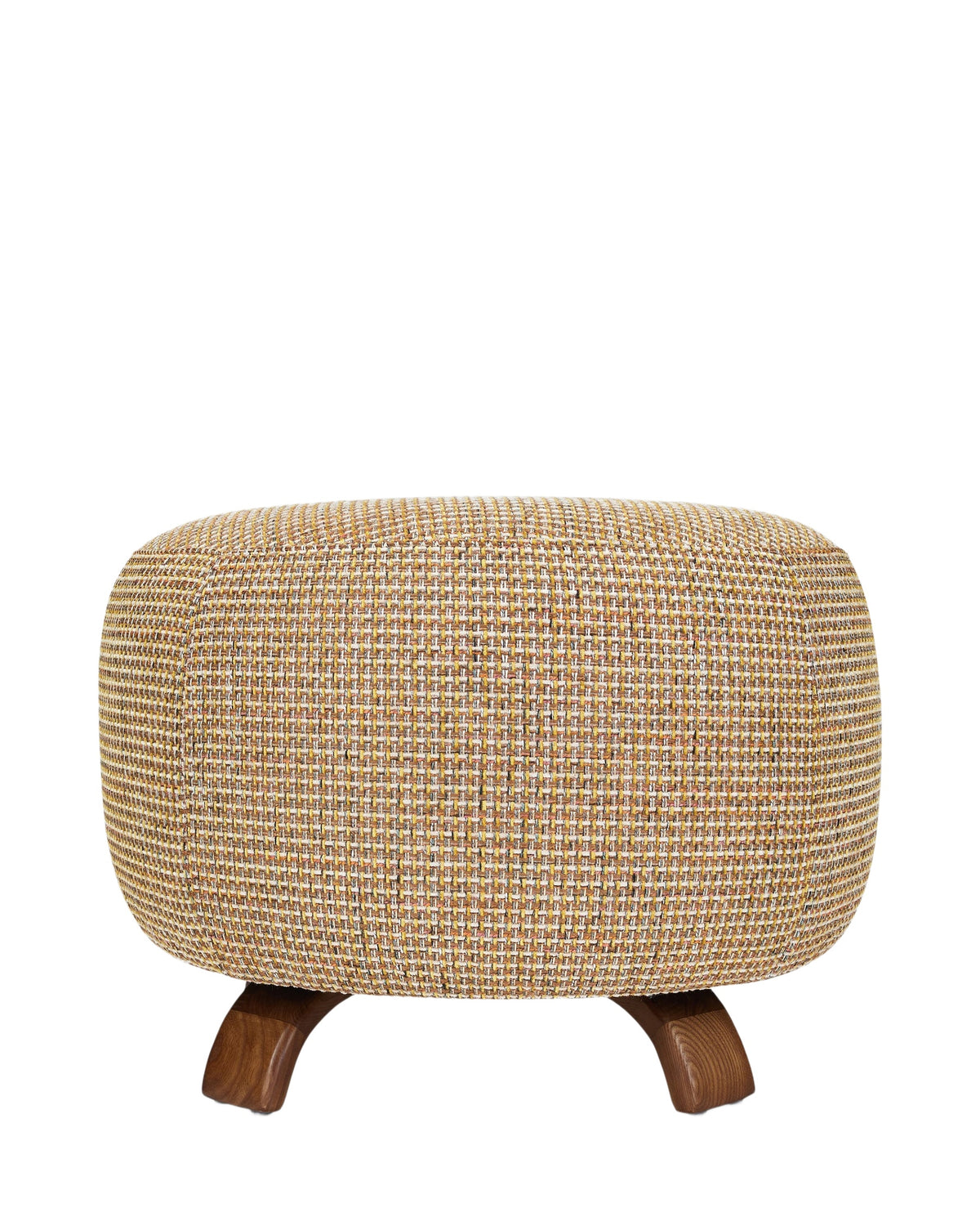 Fauteuil ou pouf Platon - Tweed Jaune Miami